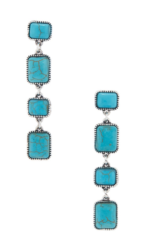 view 1 of 2 Rosalind Earrings in Turquoise
