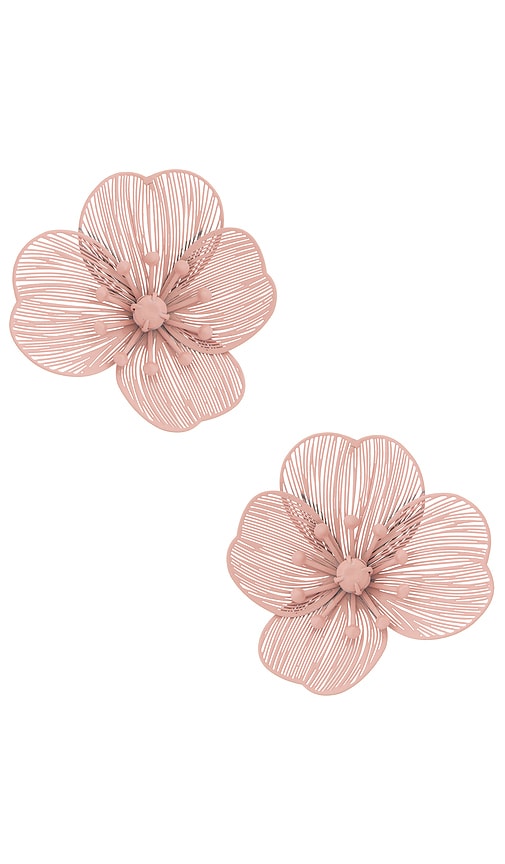 Lovers and Friends Zaria Earrings in Pink 48$