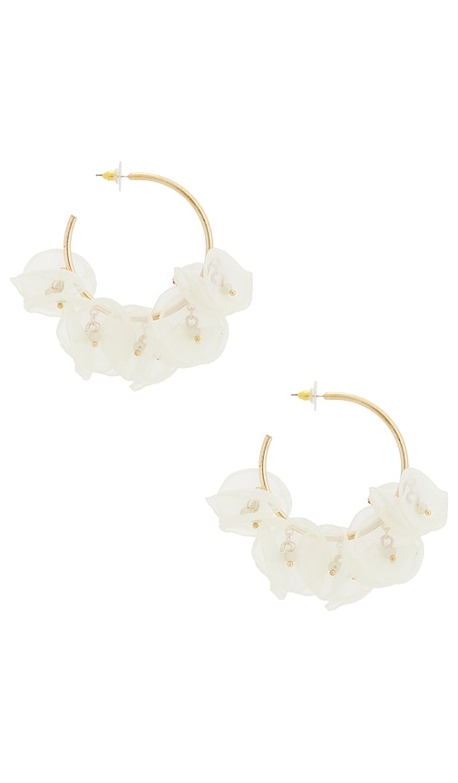 view 2 of 3 Odette Earrings in Ivory