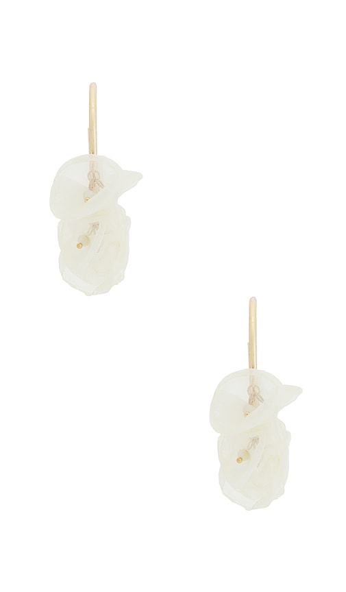 view 3 of 3 Odette Earrings in Ivory