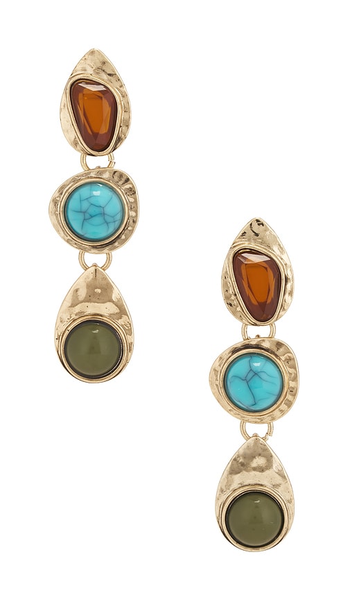 Lovers and Friends BOUCLES DOREILLES DRIFT en Metallic Gold 72$