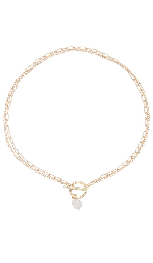 Shop Lovers & Friends Dianne Necklace In Metallic Gold