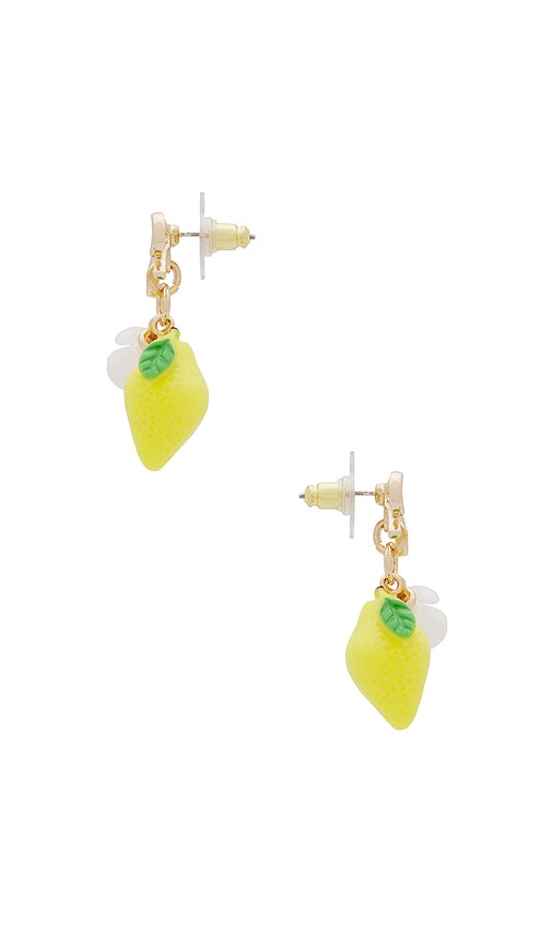 view 2 of 2 Carina Earrings in Yellow