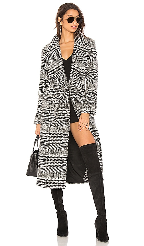 view 1 of 4 Sabra Coat in Black Check