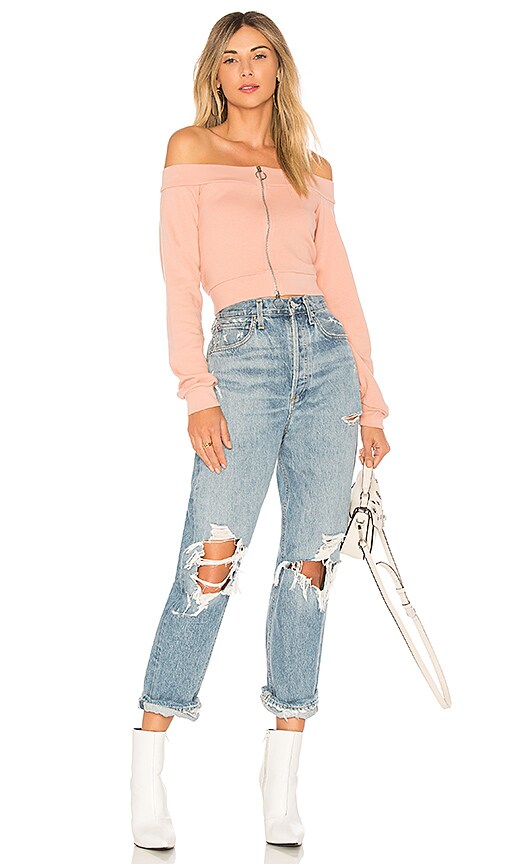 view 4 of 4 x REVOLVE Weston Zip Up in Blush