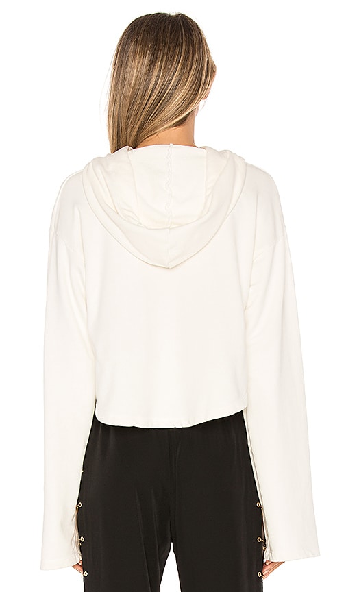 view 3 of 4 x REVOLVE Alma Cropped Hoodie in Ivory