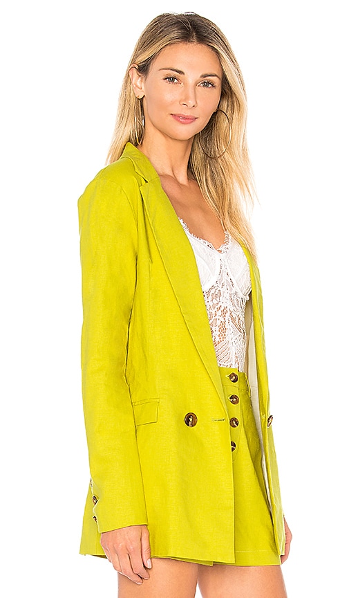 view 2 of 4 Leslie Blazer in Lime