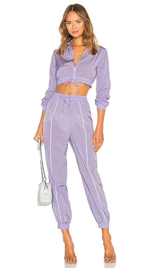 view 4 of 4 Liz Track Jacket in Lilac