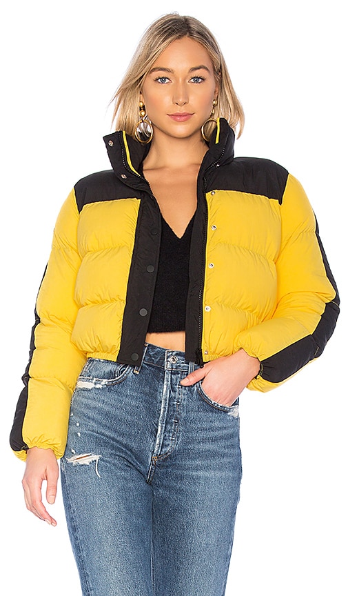 view 1 of 4 Drive Puffer Jacket in Yellow & Black