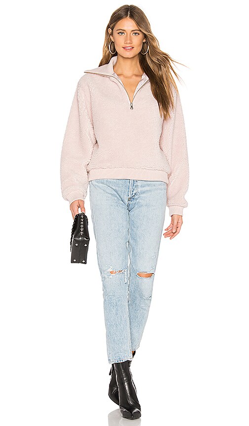 view 4 of 4 Jamey Zip Pullover in Blush