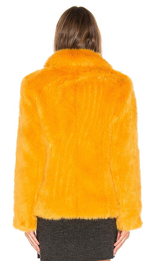 view 3 of 4 Francesca Coat in Mustard Yellow