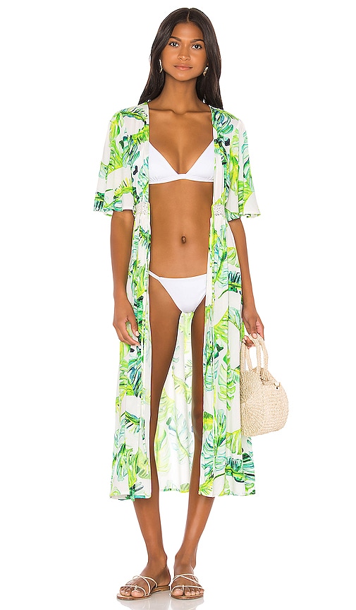 view 1 of 4 Sunday Brunch Robe in Jungle Palms