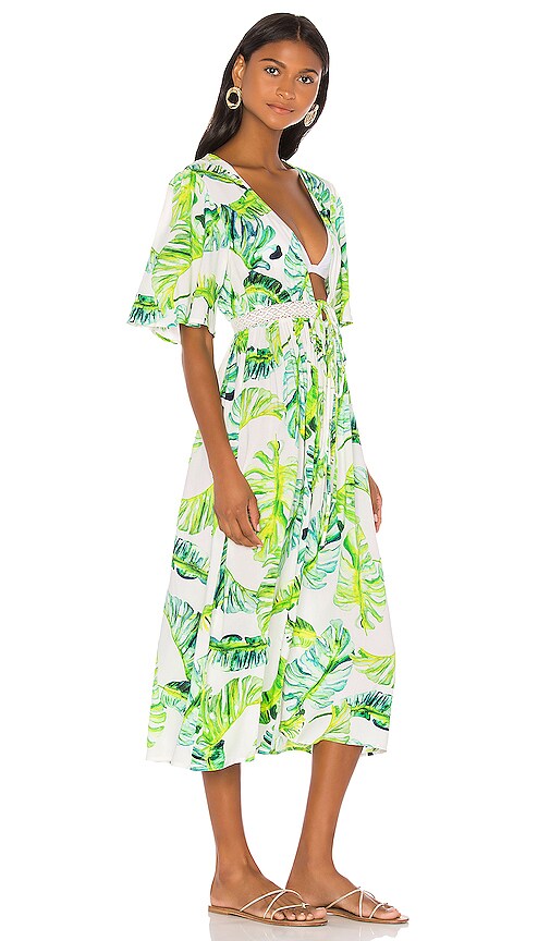 view 3 of 4 Sunday Brunch Robe in Jungle Palms