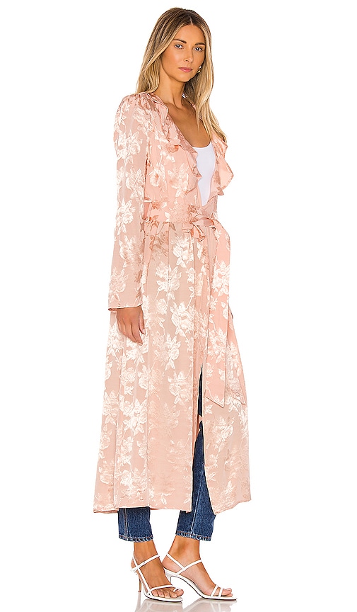 view 2 of 3 Jayden Trench in Blush Pink