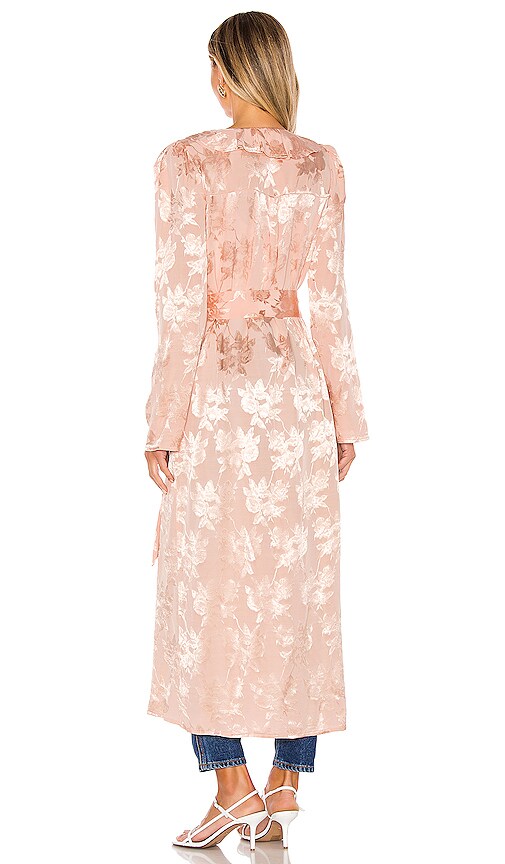 view 3 of 3 Jayden Trench in Blush Pink
