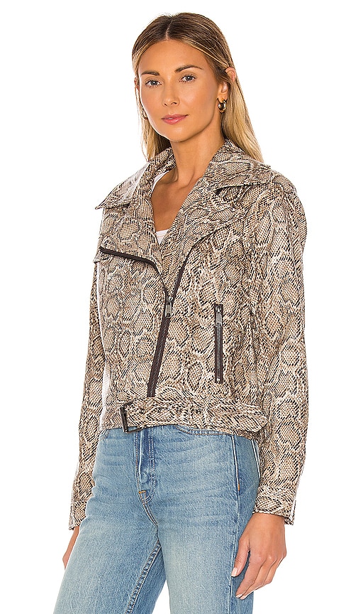 view 2 of 4 Janette Jacket in Tan Snake