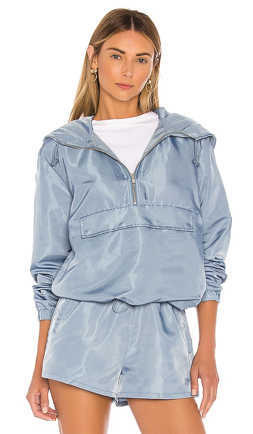 view 1 of 4 Lydia Pullover Jacket in Storm Blue