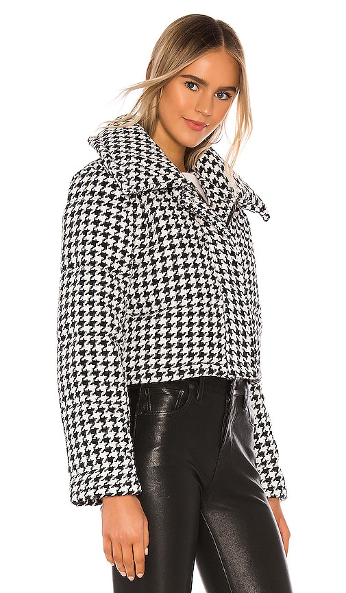 view 3 of 5 Brynlee Puffer Jacket in Black & White