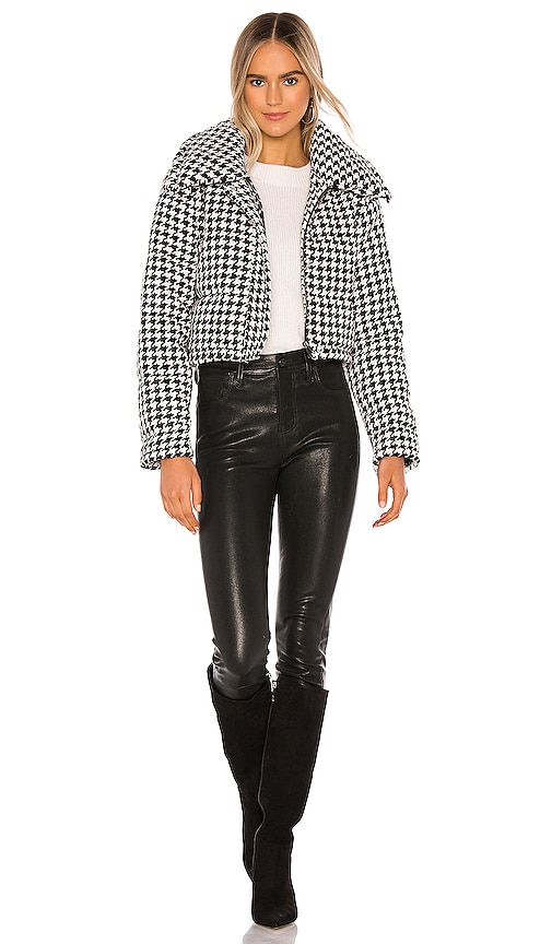 view 5 of 5 Brynlee Puffer Jacket in Black & White