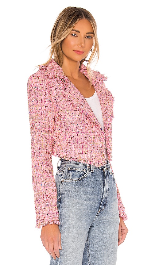 view 2 of 5 Paola Cropped Jacket in Pink Multi