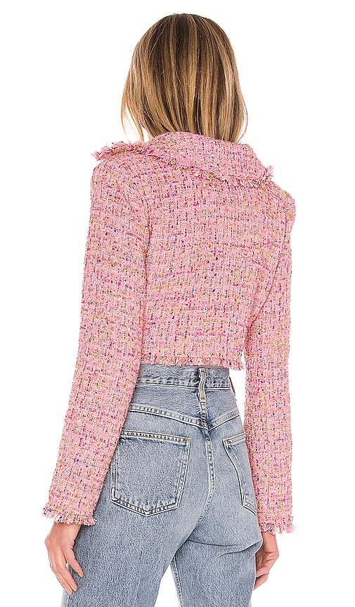 view 3 of 5 Paola Cropped Jacket in Pink Multi