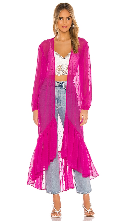 view 2 of 5 Kristy Duster in Bright Pink