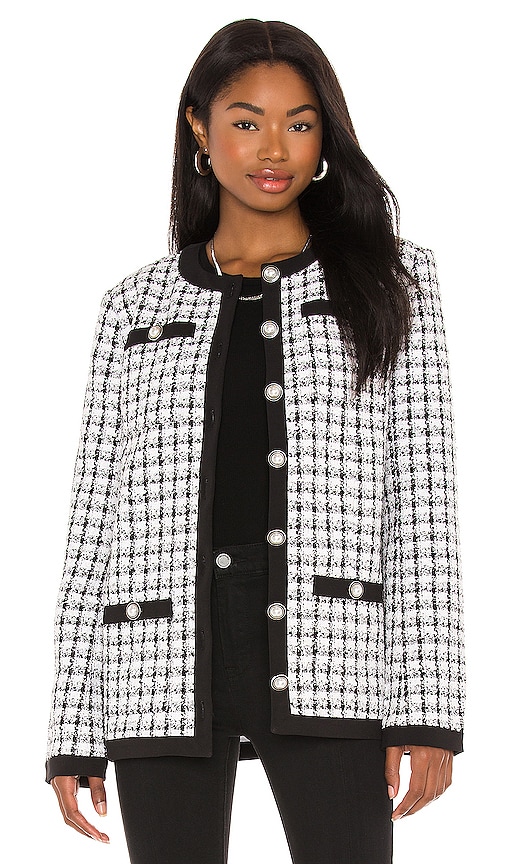 view 2 of 6 Lucca Jacket in Black & White