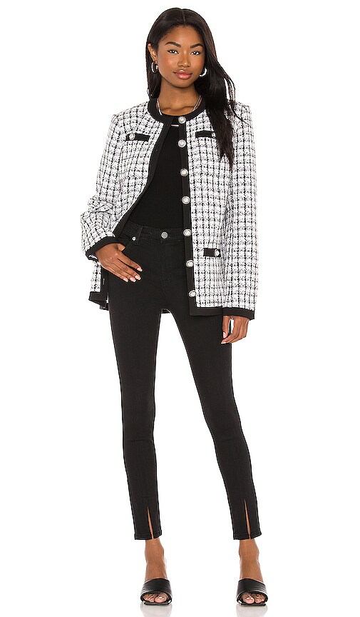 view 5 of 6 Lucca Jacket in Black & White