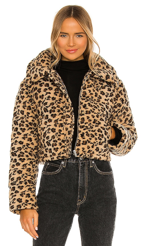 view 1 of 5 Brynlee Puffer Jacket in Cheetah
