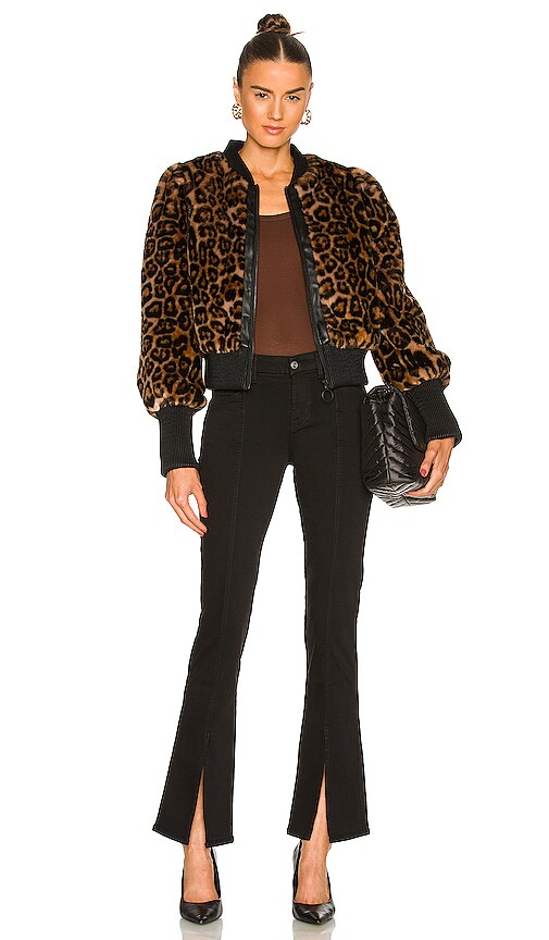Kristen Faux Fur Jacket Lovers and Friends $215 