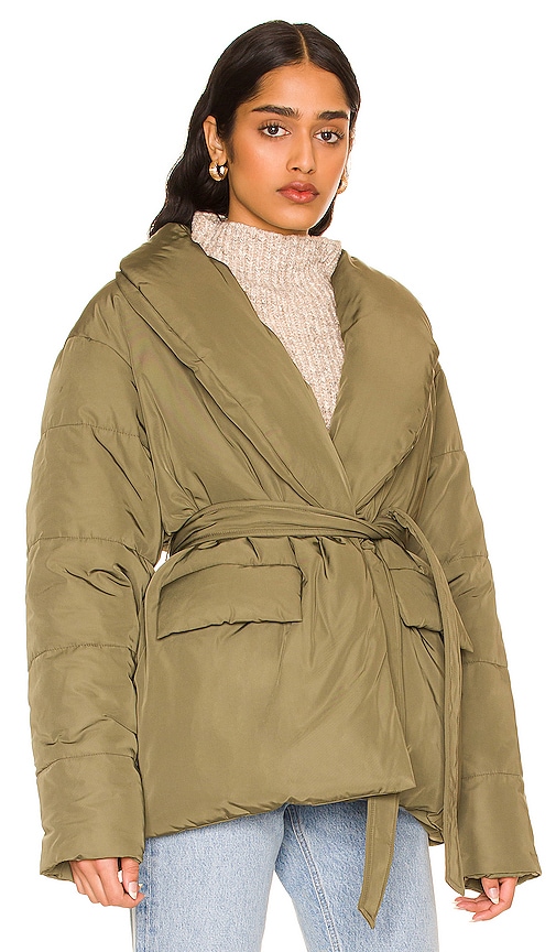 view 3 of 5 Sophia Puffer Jacket in Green