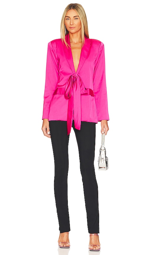 view 4 of 4 Taylor Blazer in Hot Pink