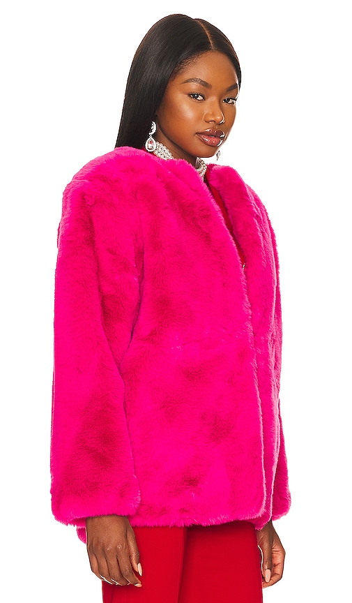 view 3 of 5 Zoe Coat in Electric Pink