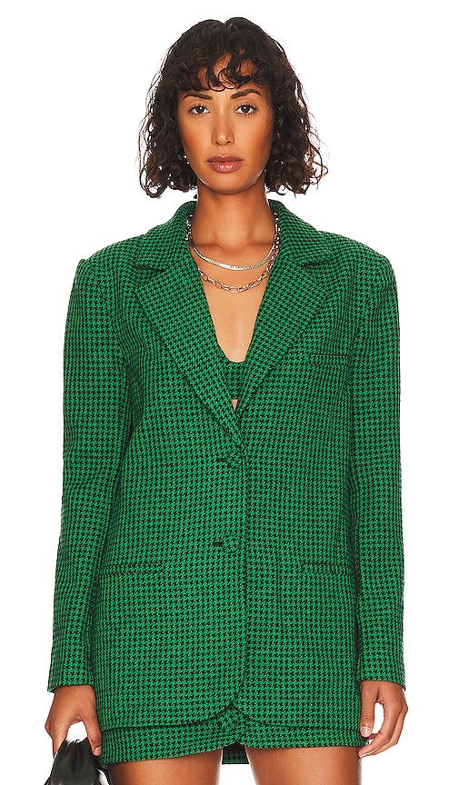 view 2 of 5 Avery Blazer in Green & Black