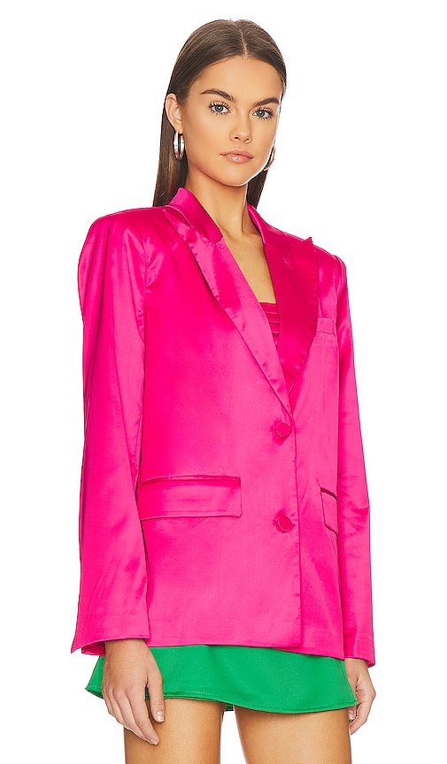 view 3 of 5 Andie Blazer in Raspberry Pink