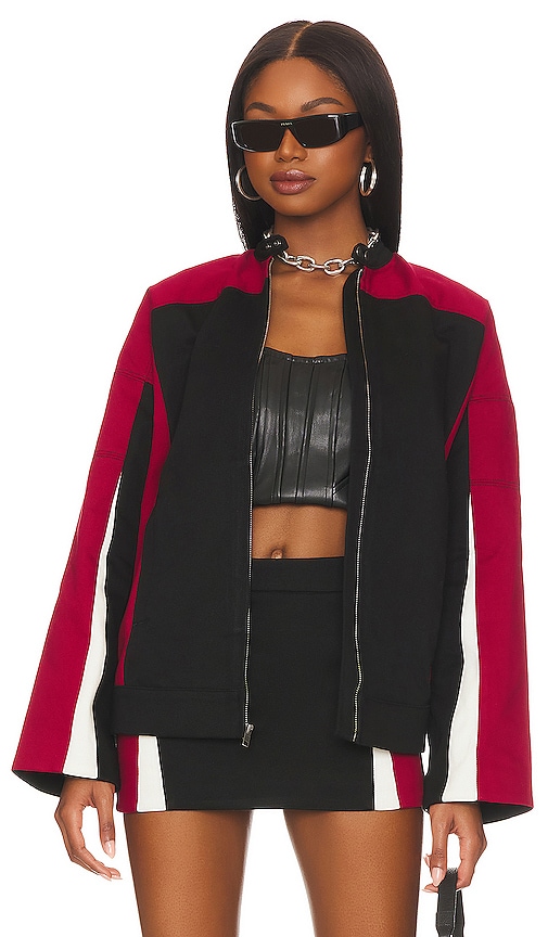 view 1 of 5 Julia Jacket in Black & Red