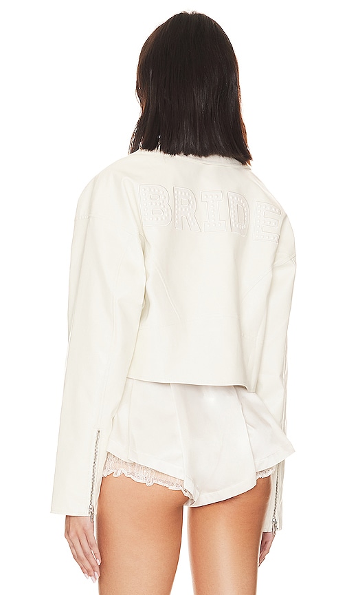 view 5 of 6 Bride Moto Jacket in Bright White