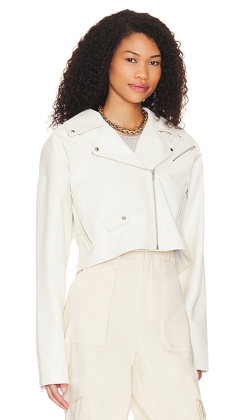 view 3 of 5 Jette Moto Jacket in Bright White