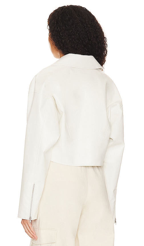 view 4 of 5 Jette Moto Jacket in Bright White
