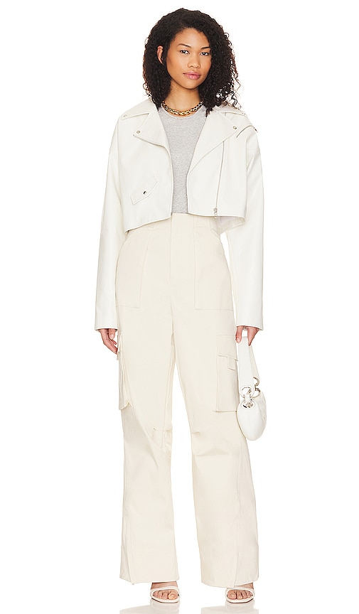 view 5 of 5 Jette Moto Jacket in Bright White