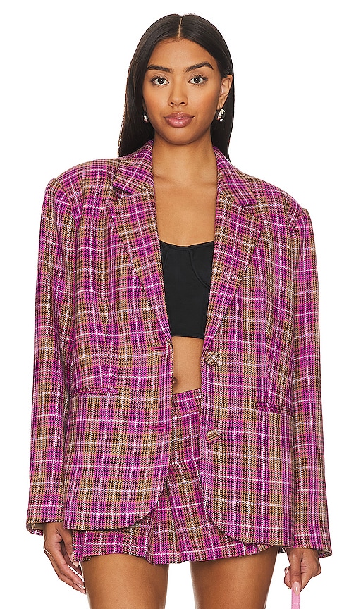 view 1 of 5 Heather Blazer in Houndstooth Multi