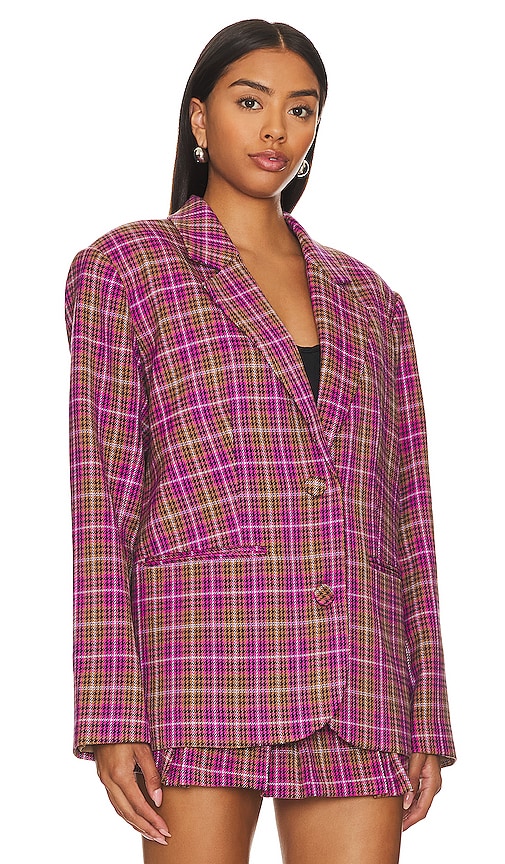 view 3 of 5 Heather Blazer in Houndstooth Multi