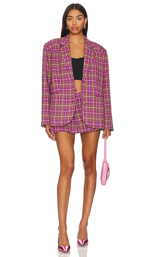 view 5 of 5 Heather Blazer in Houndstooth Multi