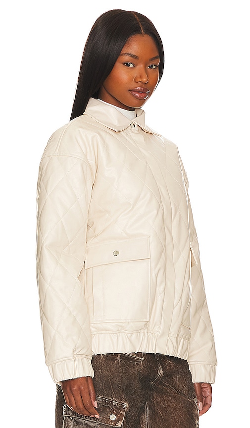 view 3 of 5 x Rachel Rylee Faux Leather Jacket in Bone White