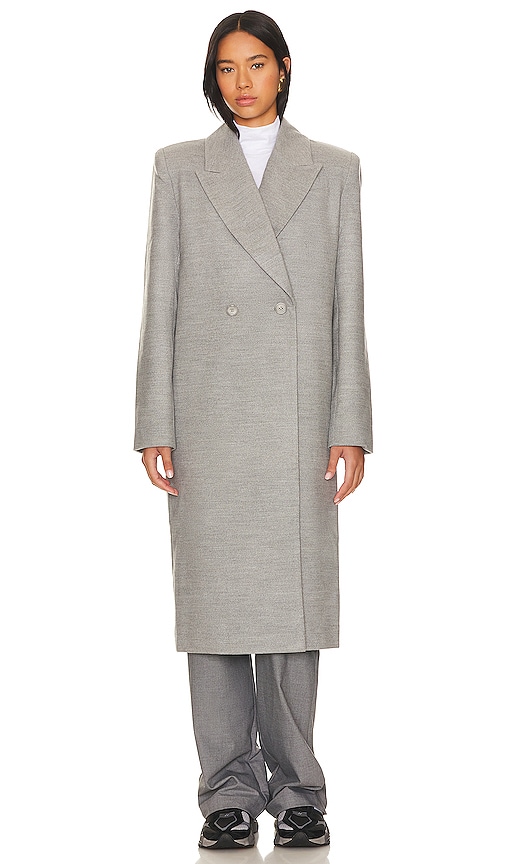 view 2 of 4 x Rachel Adeline Coat in Stone Grey