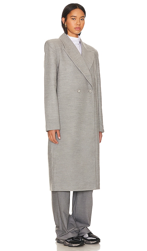 view 3 of 4 x Rachel Adeline Coat in Stone Grey
