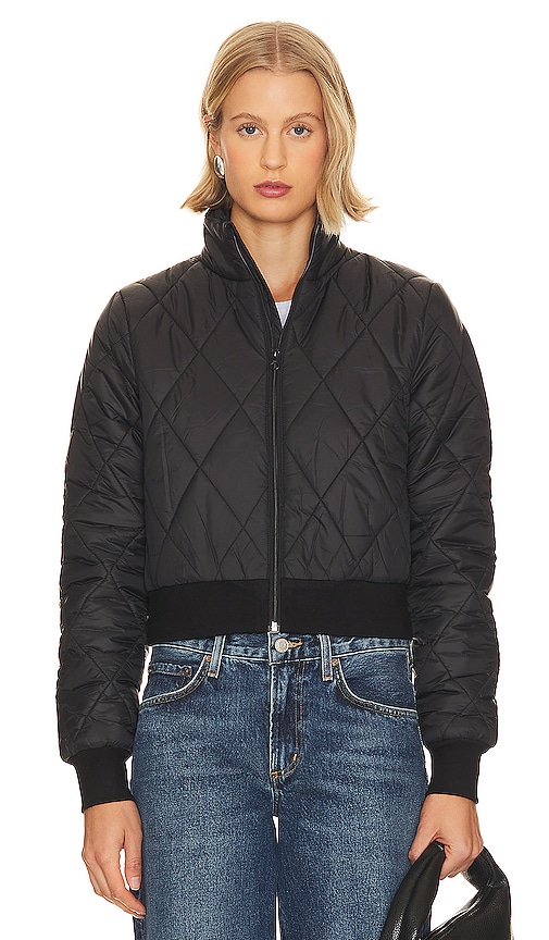 Shop Lovers & Friends Josette Quilted Jacket In Black
