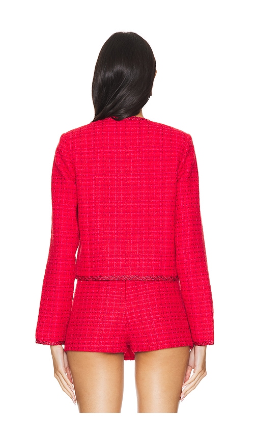 view 3 of 5 Alina Jacket in Rose Red