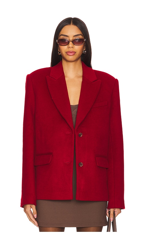 view 1 of 5 x Emily Gemma Micah Blazer in Red