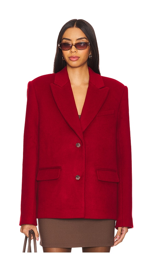 view 2 of 5 x Emily Gemma Micah Blazer in Red